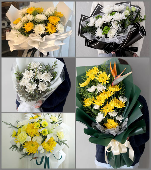 广东韶关市南雄市油山镇白事花束代送